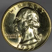 1955-D Washington Quarter