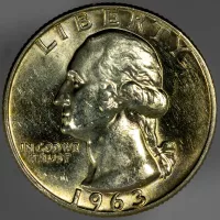 1963-D Washington Quarter