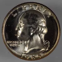 1965-P Washington Quarter (SMS)