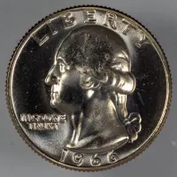 1966-P Washington Quarter (SMS)