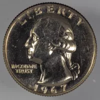 1967-P Washington Quarter (SMS)