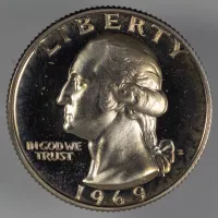 1969-S Washington Quarter (Proof)
