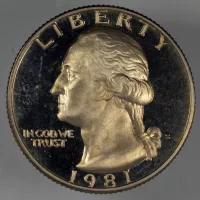 1981-S Washington Quarter (Proof - Type 2)