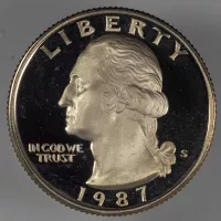 1987-S Washington Quarter (Proof)