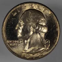 1972 Washington Quarter