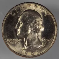 1985-D Washington Quarter