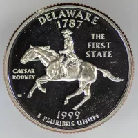 1999 S Washington Quarter - Delaware - Proof