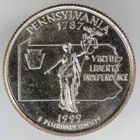 1999 D Washington Quarter - Pennsylvania