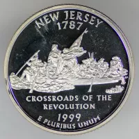 1999 S Washington Quarter - New Jersey - Silver Proof