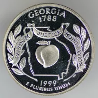 1999 S Washington Quarter - Georgia - Silver Proof
