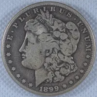 1899-O Morgan Silver Dollar
