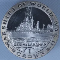 1993 Gibraltar Crown - USS McLanahan