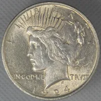 1924 Peace Dollar