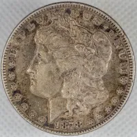 1878-P Morgan (7 Tail Feathers - Reverse of 1878 - Parallel Arrow Feather)