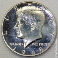 1968-S Kenndey Half Dollar