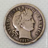 1913 Barber Dime