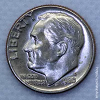 1980-D Roosevelt Dime