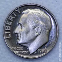 1980-S Roosevelt Dime Proof