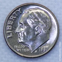 1987-D Roosevelt Dime