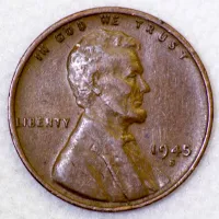 1945-S Wheat Penny