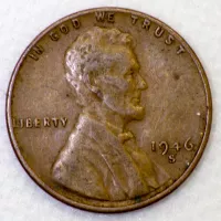 1946-S Wheat Penny