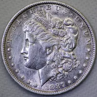 1887-O MORGAN SILVER DOLLAR