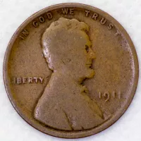 1911 Lincoln Wheat Cent