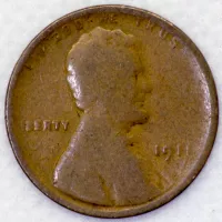 1911 Lincoln Wheat Cent