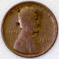 1910 Lincoln Wheat Cent