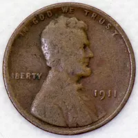 1911 Lincoln Wheat Cent