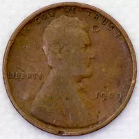 1909 Lincoln Wheat Cent (VDB)