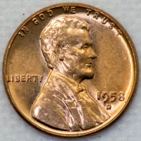 1958-D Lincoln Wheat Cent