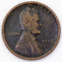 1916-D Lincoln Wheat Cent