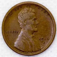 1916-S Lincoln Wheat Cent