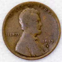 1917-D Lincoln Wheat Cent