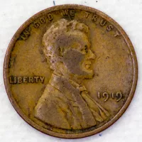 1919 Lincoln Wheat Cent