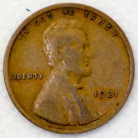 1921 Lincoln Wheat Cent