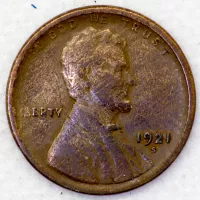 1921-S Lincoln Wheat Cent