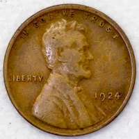 1924 Lincoln Wheat Cent
