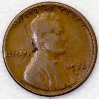 1924-S Lincoln Wheat Cent