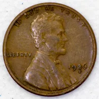 1926-S Lincoln Wheat Cent