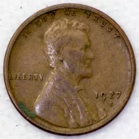1927-S Lincoln Wheat Cent