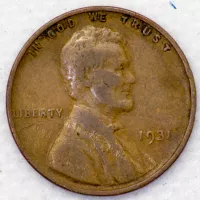 1931 Lincoln Wheat Cent