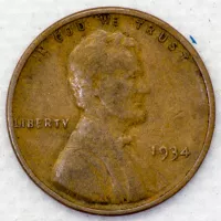 1934 Lincoln Wheat Cent
