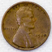 1935 Lincoln Wheat Cent