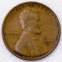 1937-S Lincoln Wheat Cent
