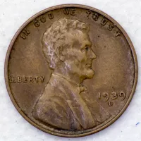 1939-D Lincoln Wheat Cent