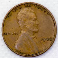 1940 Lincoln Wheat Cent