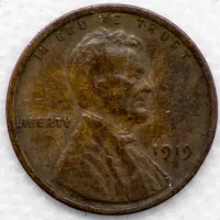 1919 Lincoln Wheat Cent