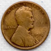 1916 Lincoln Wheat Cent